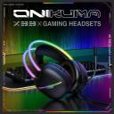 ONIKUMA X33 Dynamic Hifi Wired Gaming Professional USB-C Headphones Black Music for ps4 Play Station 4 Game PC with Microphone