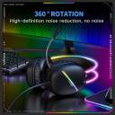 ONIKUMA X33 Dynamic Hifi Wired Gaming Professional USB-C Headphones Black Music for ps4 Play Station 4 Game PC with Microphone