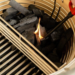 Charcoal Basket with Divider for 26" Kamado