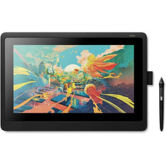 Wacom Cintiq 16 Creative Pen 16" Full HD Graphic Drawing Monitor with Wacom Pro Pen 2 8192 Pen Pressure For Windows & MAC - Black