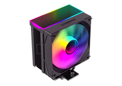 GameMax Sigma 550 Infinity BK, ARGB CPU Air Cooler, 5 Direct Touch Heatpipes, 220W TDP, 120mm PWM Fan, Infinity Mirror Top Cover, Intel LGA1851/1700 & AMD AM5/AM4 Compatible, 1 Year Warranty