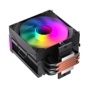 GameMax Sigma 550 Infinity BK, ARGB CPU Air Cooler, 5 Direct Touch Heatpipes, 220W TDP, 120mm PWM Fan, Infinity Mirror Top Cover, Intel LGA1851/1700 & AMD AM5/AM4 Compatible, 1 Year Warranty