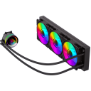 GameMax IceBurg 360 Infinity White – 360mm ARGB AIO Liquid CPU Cooler, 300W TDP, Leak‑Proof Design, Multi‑Platform Support