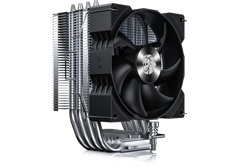 GameMax Gamma 90 Dark - Black Tower CPU Air Cooler, 150W TDP, 4×6mm Heat Pipes, PWM Fan, Intel & AMD Compatible