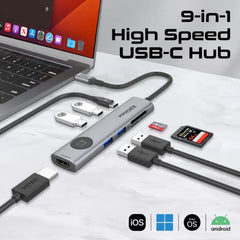 Promate ComandHub-Lite, USB-C Hub