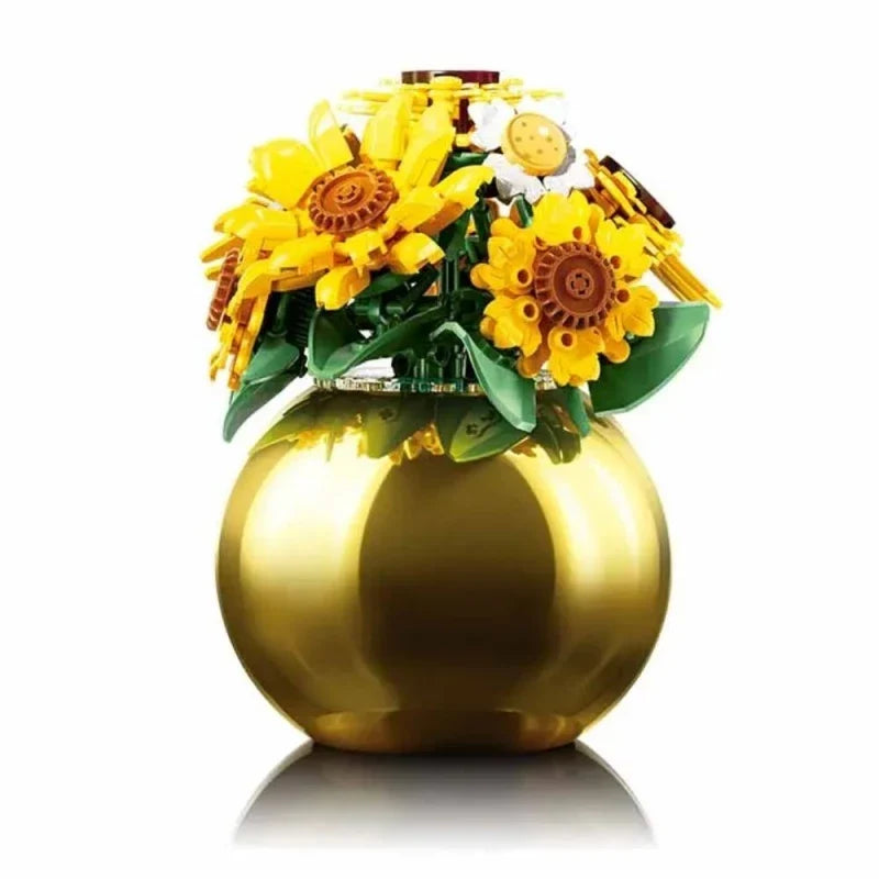 Sluban - PLEYERID-Sunflower（Plated vases）288pcs