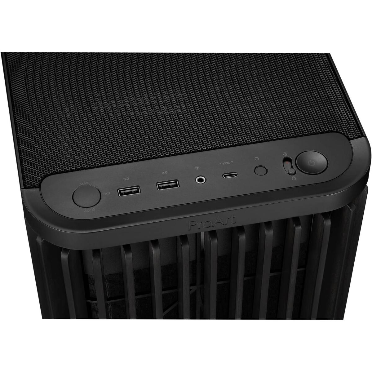 ASUS PC case for desktop computer builds and component installation