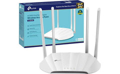 Tp Link Tl Wa1801 Ax1800 Dual Band Gigabit Wi Fi 6 Access Point Desktop Wi Fi Bridge He80 & Beamforming Supports Multi Ssid/client/range Extender Mode 4 Fixed Antennas Passive Poe