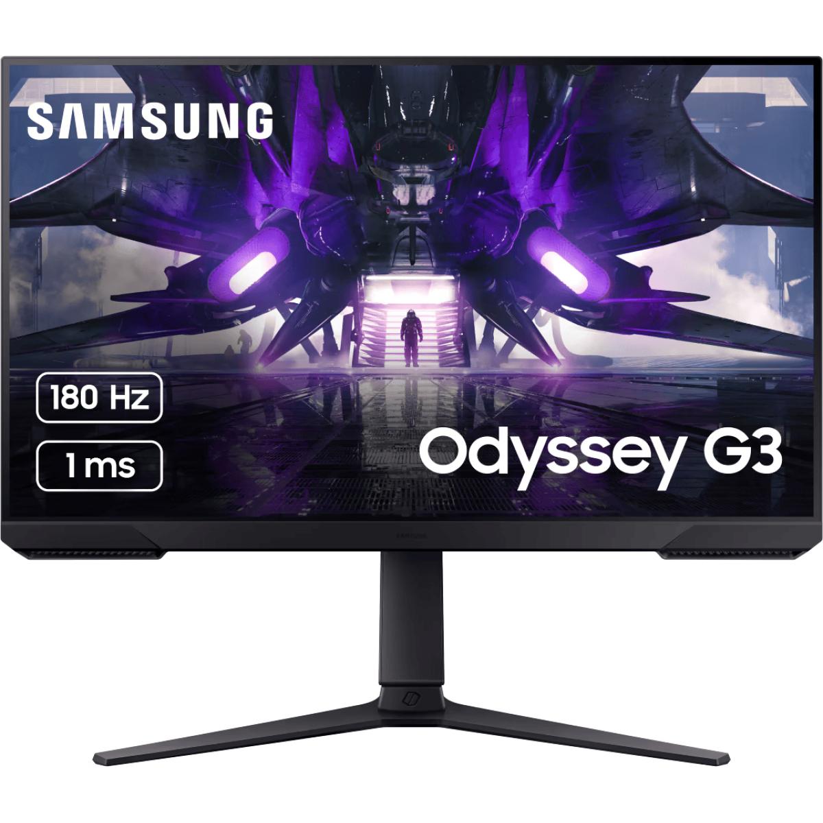 Samsung Odyssey G3 (g30d) 24" Full Hd 180hz 1ms Hdr10 3 Sided Border Less Adjustable Stand Amd Freesync W/ Display Port & Hdmi - CompuMe