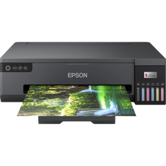 EPSON EcoTank L18050 Ink Printer, 6 Color Dye Based Inks, A3+ Borderless Photo Printing, Print Speed Appx 27 sec* (4R) / 65 sec* (A4), CD/DVD/PVC/ID Card Printing, WiFi Dire, Black
