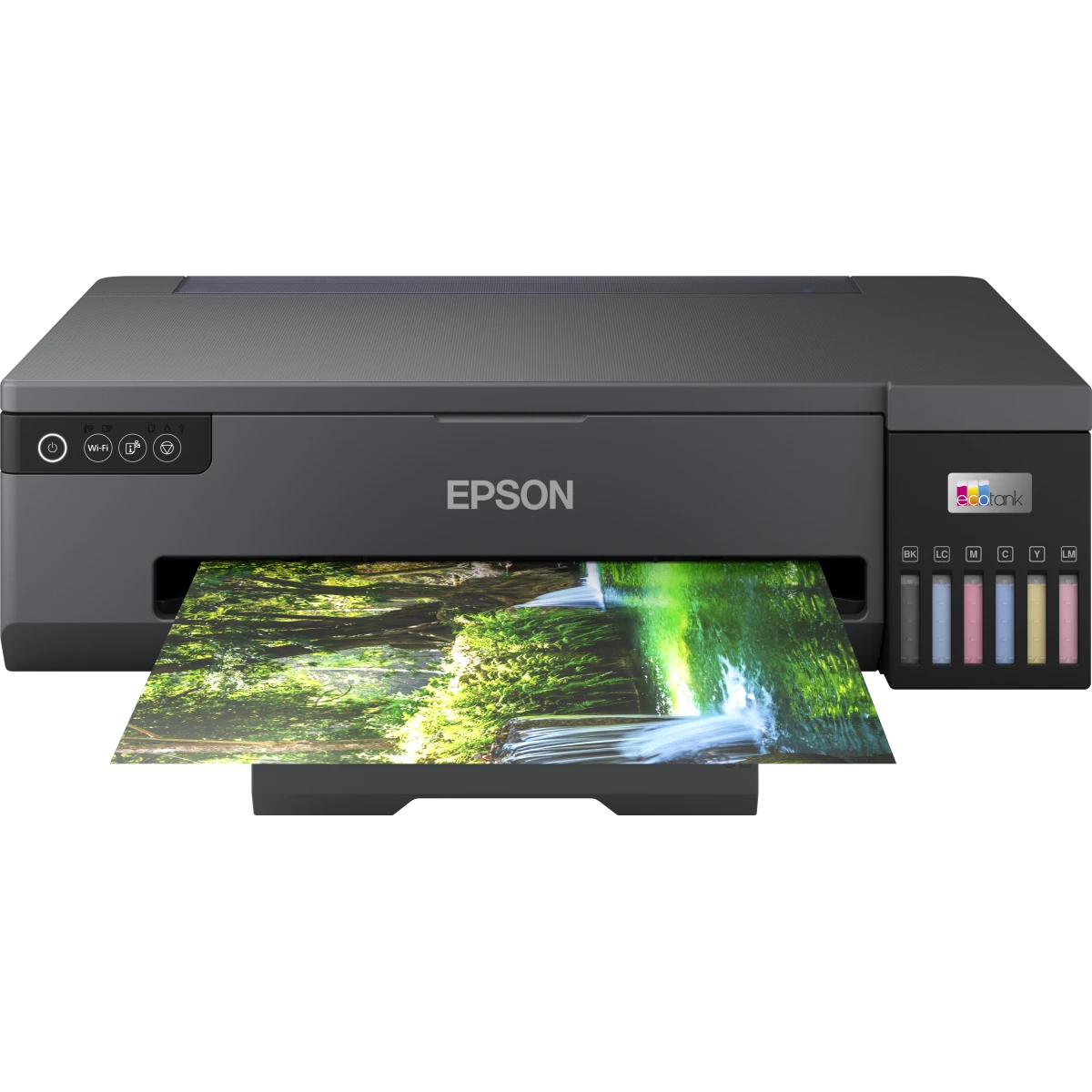 EPSON EcoTank L18050 Ink Printer, 6 Color Dye Based Inks, A3+ Borderless Photo Printing, Print Speed Appx 27 sec* (4R) / 65 sec* (A4), CD/DVD/PVC/ID Card Printing, WiFi Dire, Black
