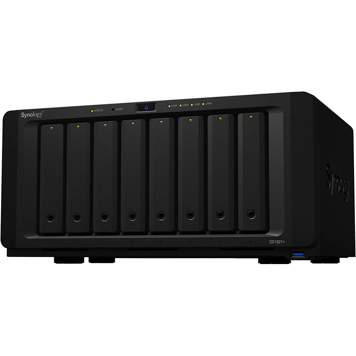 Synology 8 Bay Diskstation Ds1821+ 8 Bay Nas W/ Amd Ryzen™ V1500b 4 Cores 2.2 Ghz & 4gb Ddr4 Ecc Memory - CompuMe
