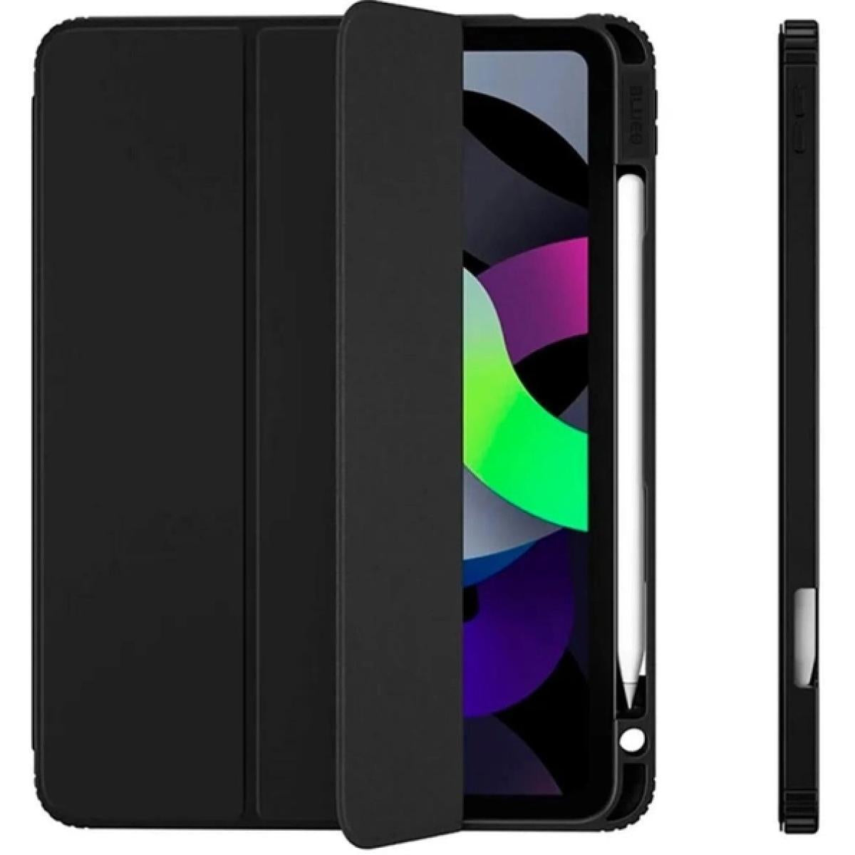 Blueo Ape Ipad Case For Ipad 10.2" & 10.5" W/ Full 360 Degree Proteion & Apple Pencil Slot Design Grey