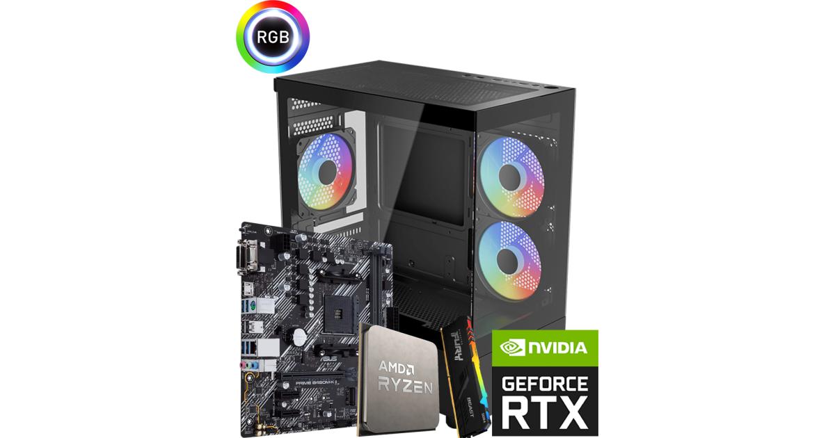 AMD RYZEN 5 5600X // RTX 5060 8GB // 16GB RAM DDR4 - Custom Build