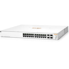 Aruba Instant On 1930 24 Port Poe+ Managed Switch With 4x Sfp+ 128 Gb/s Switching Capacity 370w Power Budget White - CompuMe