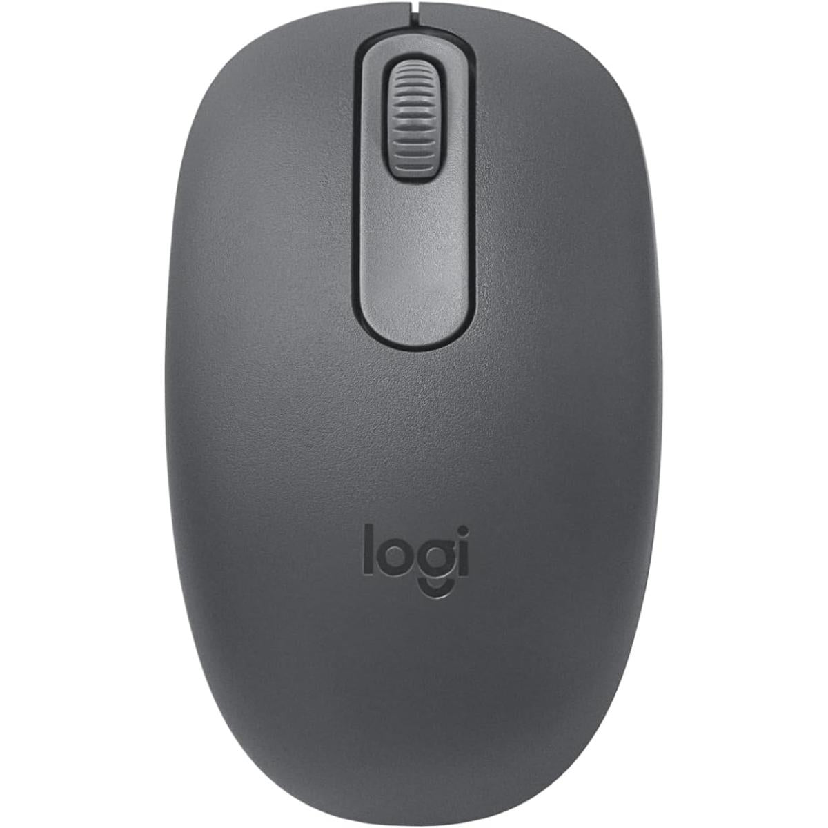 Logitech M196 Bluetooth Wireless Compa & Portable 12-Month Battery Smooth Tracking Compatible with PC & Mac, Windows and macOS - Graphite
