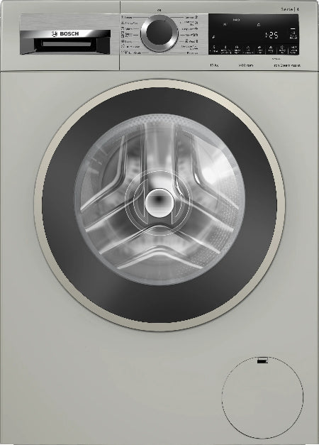 Bosch Front Load Washing Machine A+++, 10KG, 1400RPM, Silver Inox - WGA2540XME