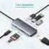 CHOETECH HUB-M19 7 IN 1 USB Type-C ADAPTER HUB WITH 4K HDMI, 100W PD POWER, 2 USB 3.0, SD/TF CARD READER