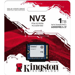 Kingston Nv3 1tb M.2 2230 Nvme Pcie Gen 4x4 3d Nand Internal Ssd Up To 6000 Mb/s