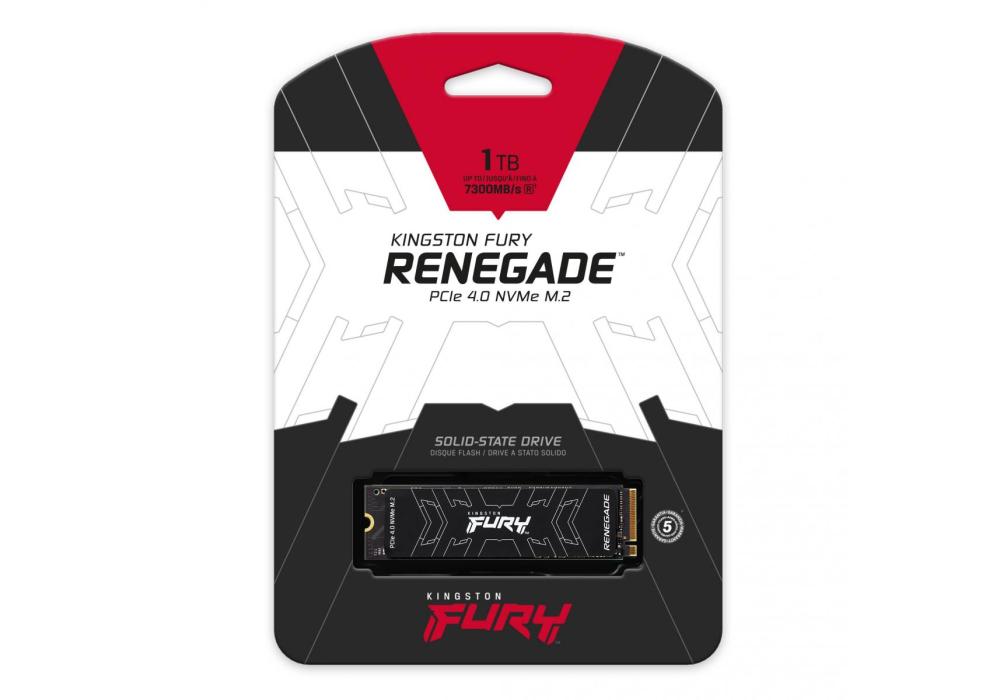 Kingston’s FURY SSD Renegade PCIe 4.0 M.2 NVMe Up to 7300MB/s -1000GB