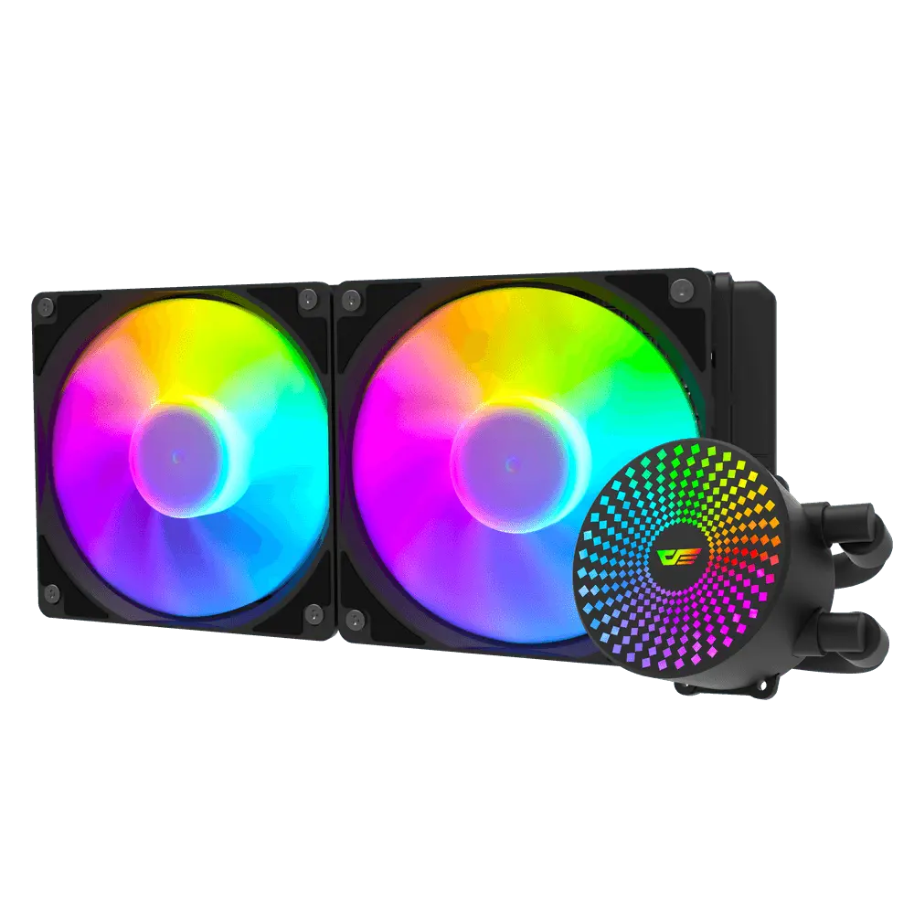 Dark Flash Radiant DC 240 Liquid CPU Cooler - BLACK