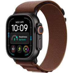 Apple Watch Ultra 4 GPS + Cellular 49Mm, Black Titanium Case, Burgundy Alpine Loop, M - MJC14AF/A