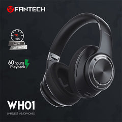FANTECH WH01 WIRELESS HEADPHONE - Pink