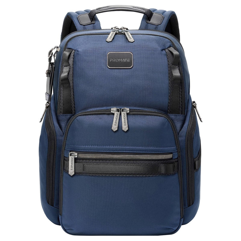 Promate ORACLE-BP SecureStorage 15.6" Laptop Backpack with Multiple Compartments - Blue