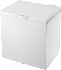 Indesit Freestanding Chest Freezer, 202Lit, White - OS 1A 200 H