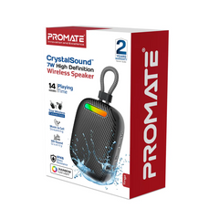 Promate Tingz CrystalSound 7W High-Definition Wireless Speaker - Black