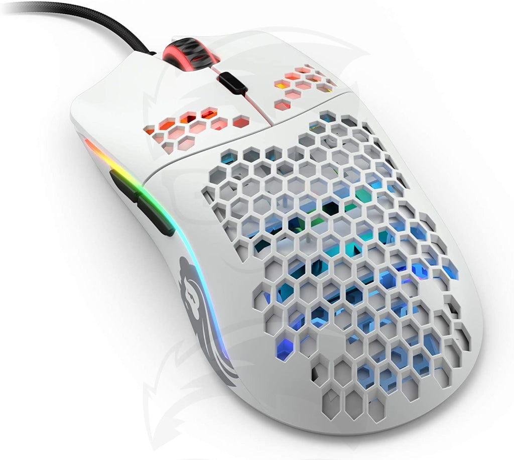 Glorious Model O USB RGB Odin Gaming Mouse - Matte White