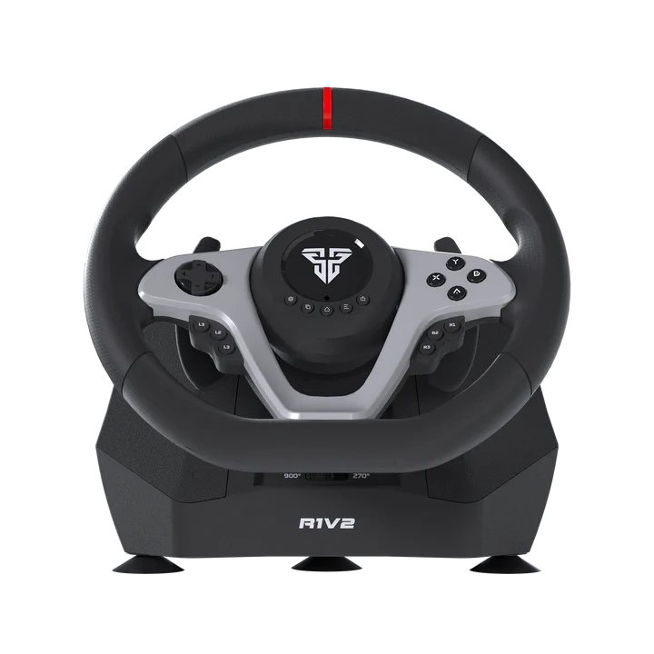 FANTECH R1V2 RACING STEERING WHEEL BLACK