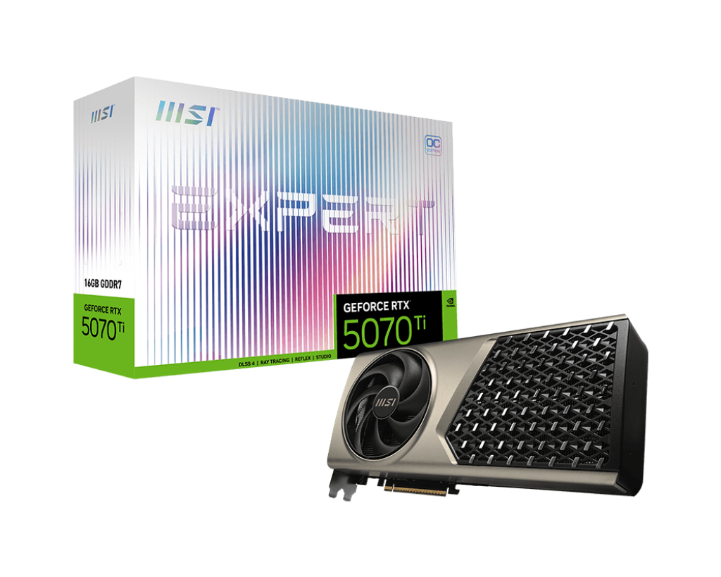 MSI GeForce RTX™ 5070 Ti 16G EXPERT OC GDDR7 - Graphics Card