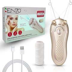 Enzo Epilator Facial Hair Remover, White - EN-9841