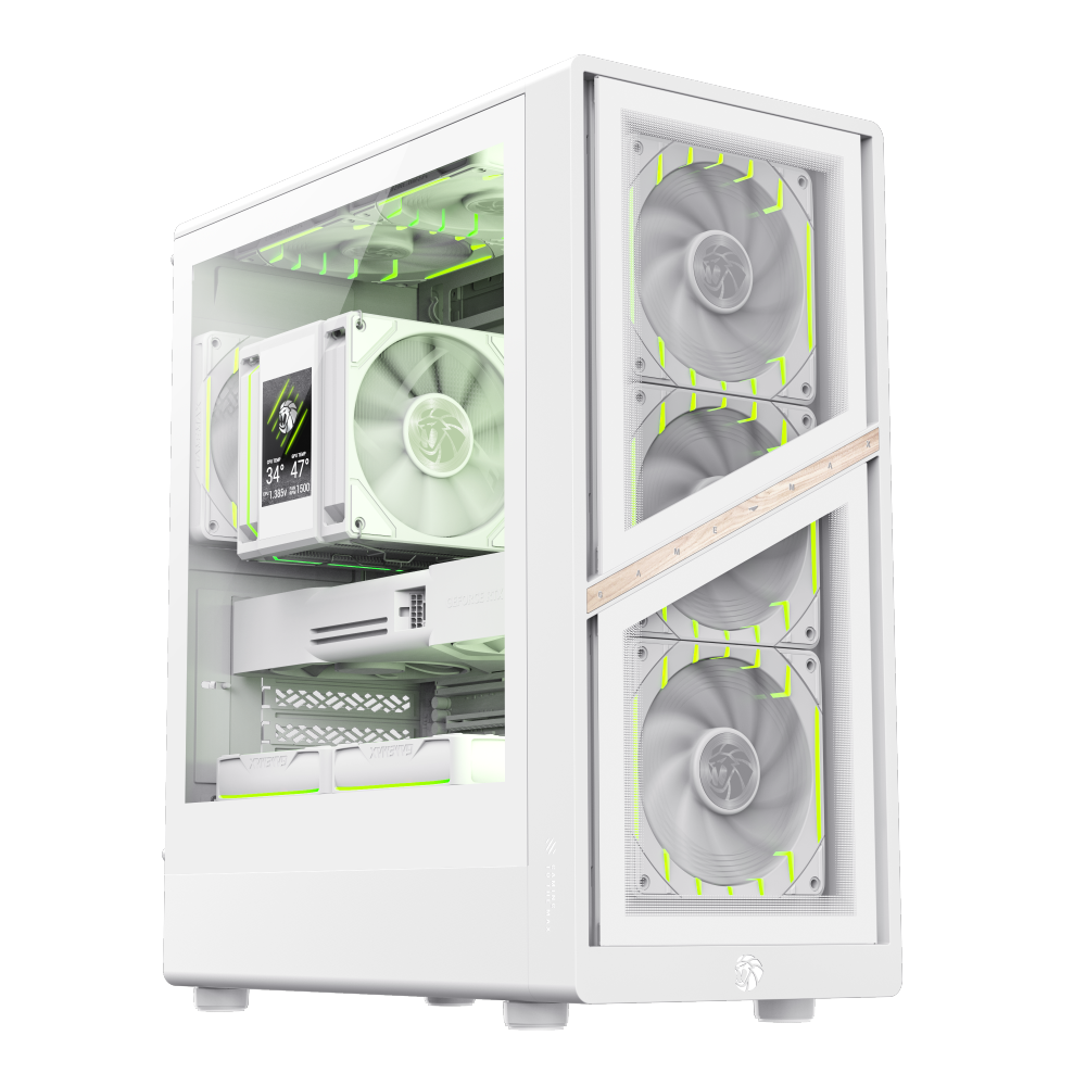 GAMEMAX AERIS 330 GW (WHITE) MATX GAMING CASE