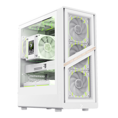 GAMEMAX AERIS 330 GW (WHITE) MATX GAMING CASE