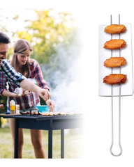 U Shape 6 in 1 BBQ Skewers Set