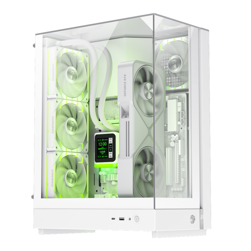 GAMEMAX T20 WH (WHITE) M-ATX GAMING CASE
