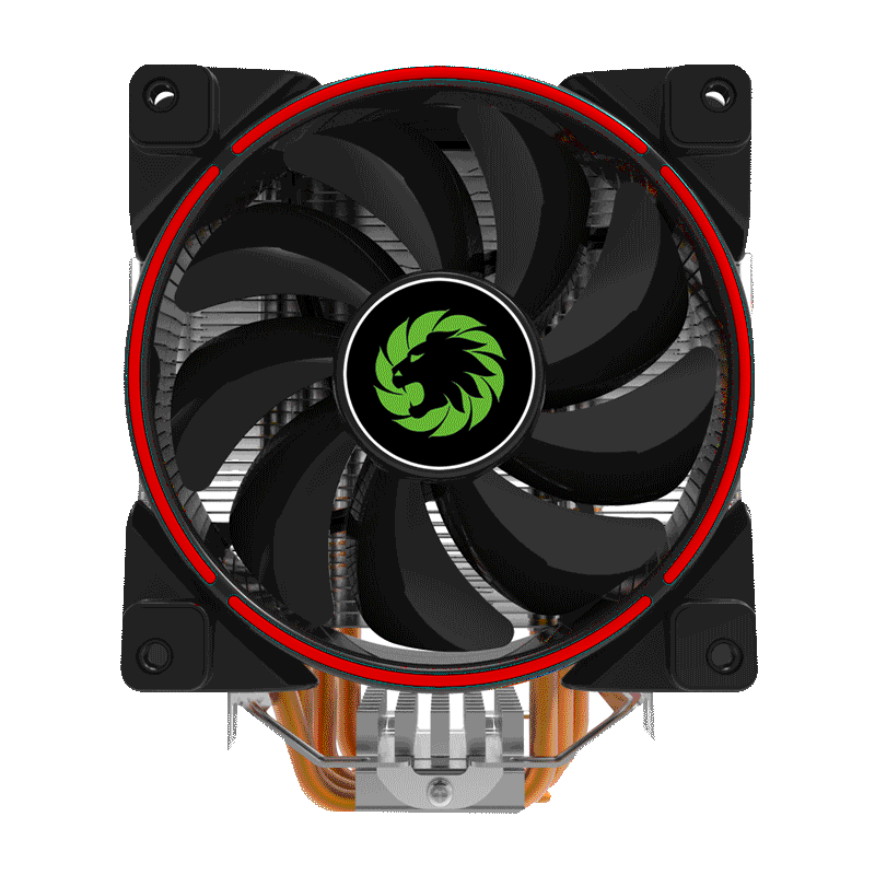 GameMax Gamma 500 RGB CPU Cooler – 5 Copper Heatpipes, 125mm PWM Fan