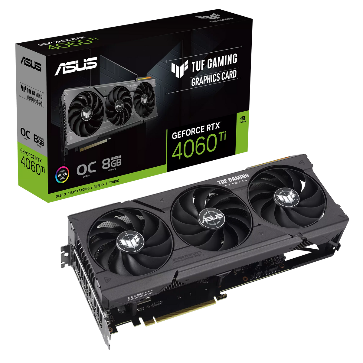 ASUS TUF Gaming GeForce RTX™ 4060 Ti 8GB GDDR6 OC Edition - Graphics Card