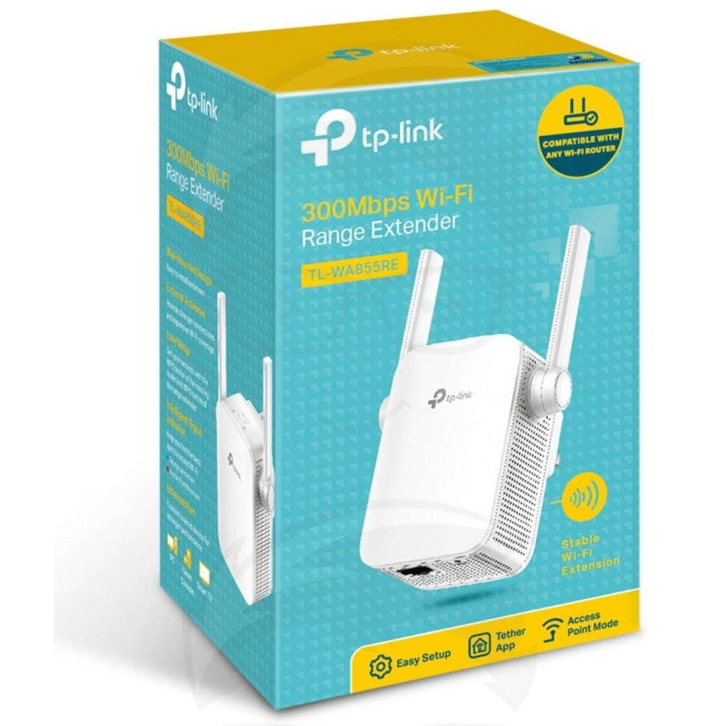 TP-Link TL-WA855RE 300Mbps Wi-Fi Range Extender Wall Plug