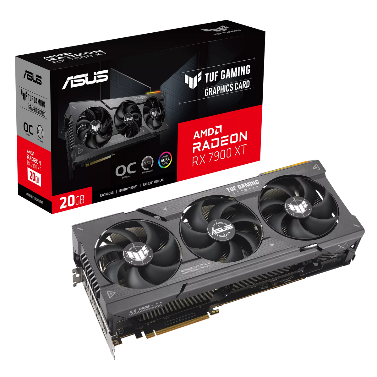 ASUS TUF Gaming Radeon™ RX 7900 XT OC Edition 20GB GDDR6 - Graphics Card