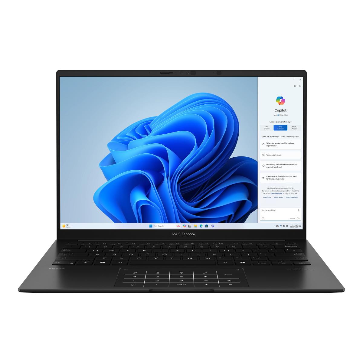 ASUS Zenbook 14 OLED (UM3406HA-QL096)| AMD Ryzen™ 7 8840HS AI XDNA up to 38 TOPs 16GB DDR5X, 14.0" - Jade Black LAPTOP