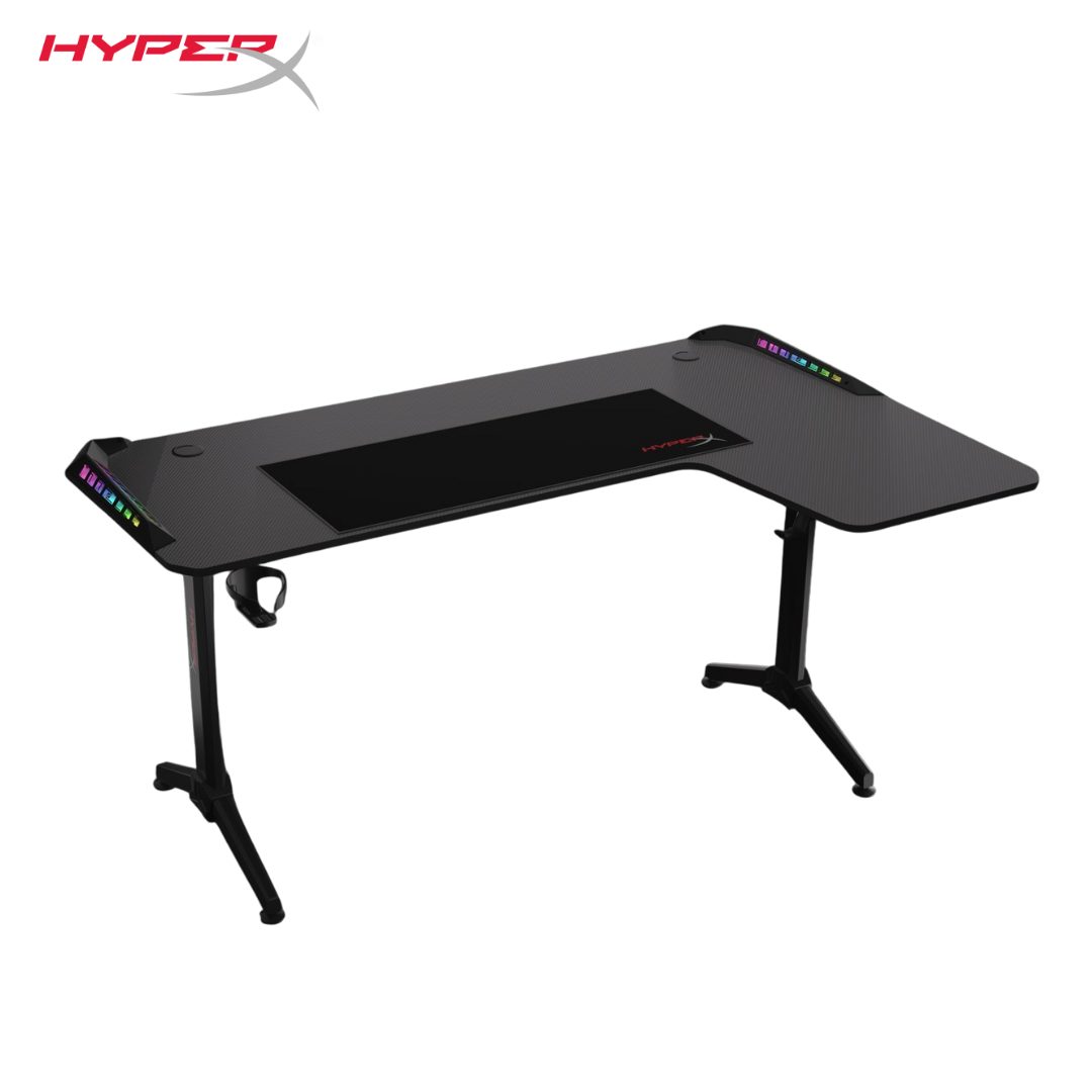 Hyperx Gaming Desk (L) 160*60 cm ( L : 100cm ) RGB LIGHTING Hyperx Gaming Desk (L) 160*60 cm ( L : 100cm ) RGB LIGHTING