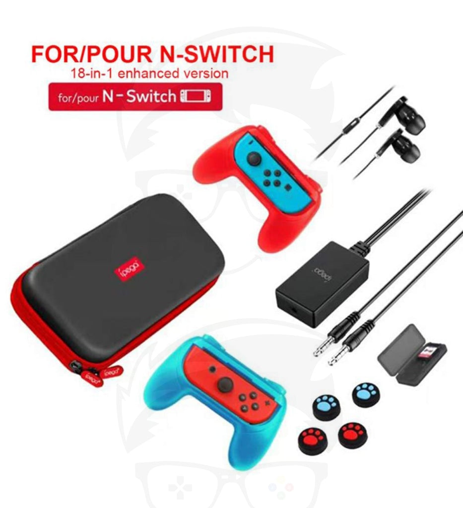 IPEGA 18 in 1 Game Set for Nintendo Switch Console Game Accessories