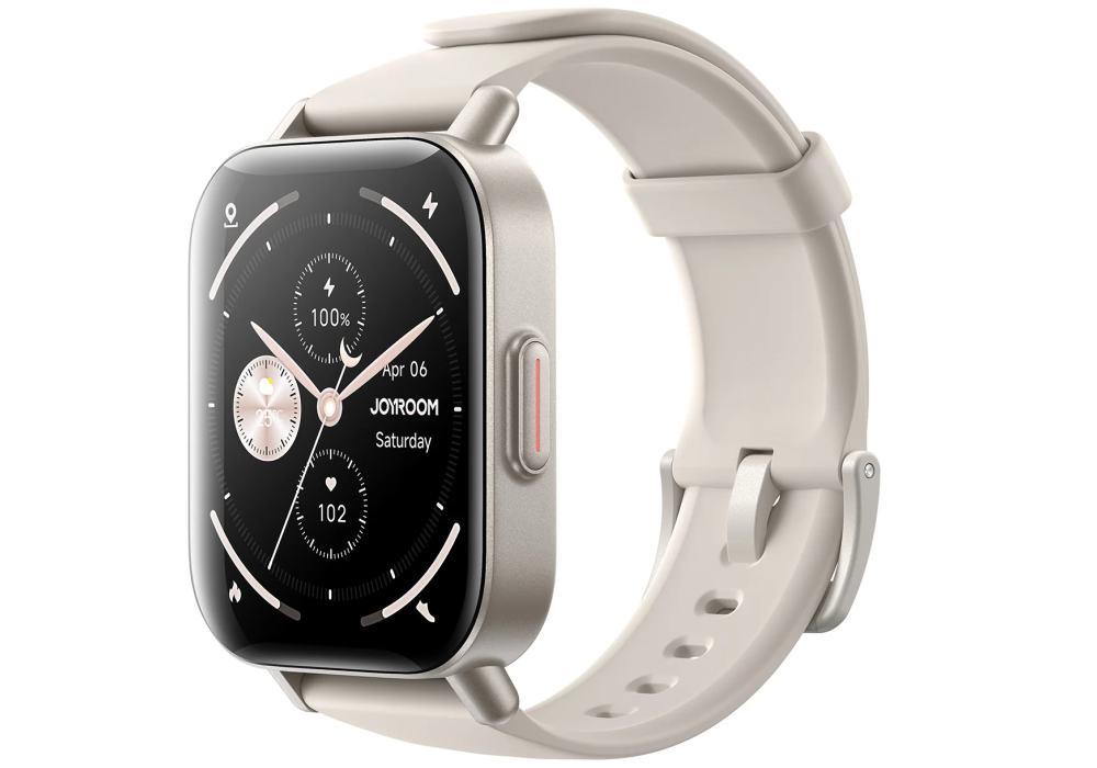 Joyroom FT3S Smart Watch Waterproof, Can Answer/Make Calls, Support Arabic, Compatible with iPhone Android Phones, Fitness Tracker Heart Rate Monitor Watch Pro (Titan) - 18 Month Warranty