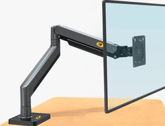 NB NORTH BAYOU G45 MONITOR DESK MOUNT STAND MOTION SWIVEL MONITOR ARM BLACK