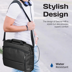 Promate Satchel-MB SleekComfort™ 15.6" Laptop Bag