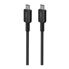 Anker 322 PowerLine USB-C To USB-C Braided Cable - 3Ft / White
