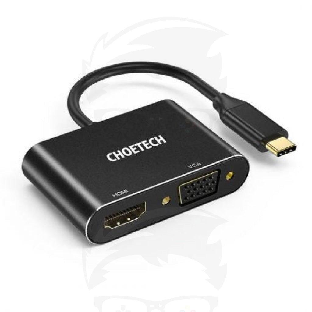 CHOETECH HUB-M17 USB-C TO HDMI VGA ADAPTER